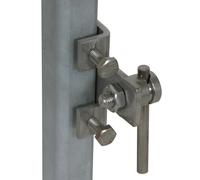 Collier de serrage Dehn en acier inoxydable de type horizontal avec connecteur KS - 372259