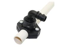 Collier de serrage DN32, DN25, raccord fileté femelle 1/2"/3/4", PVC/PE, séparateur d'eau, réparation, réducteur, 1 pièce(25mm-1I2 inch)