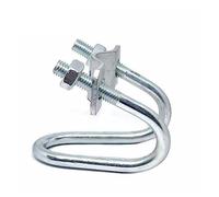 Collier de serrage double en forme de U pour tuyau, Boulon en U M8 en acier au carbone galvanisé, plusieurs tailles(32x75mm)