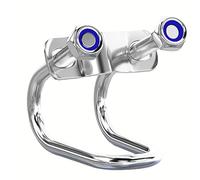 Collier de serrage double en U acier inoxydable 304, connecteur tube transversal M6 M8 avec écrous blocage for joints perpendiculaires, échafaudage(M6*63 * 20)