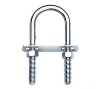 Collier de serrage en acier en forme de U pour applications industrielles avec résistance à la rouille et à l'usure pour une performance constante dans le temps (M8 x 22 x 45)