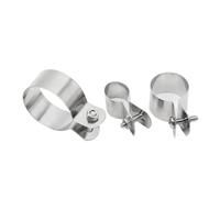 Collier de serrage en acier inoxydable 304, 1 pièce, 10mm-60mm de diamètre, avec vis, écrous, pince de mise à la terre, matériel de fixation à boucle de tuyau(40mm)