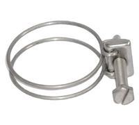 Collier de serrage en acier inoxydable pour tuyau en spirale (plage de serrage : 37-42 mm)