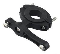 Collier de serrage en alliage d'aluminium pour guidon de vélo, convient à 20 tuyaux de 35 mm de diamètre, léger avec installation ferme (noir)