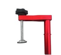 Collier de serrage en alliage d'aluminium pour le travail du bois avec coussinets antidérapants 19 mm 20 mm Pince de maintien pour fraisage, coupe et meulage Rouge