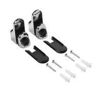 Collier de serrage en alliage de zinc pour 2 étagères en verre, pour exposer des trésors et des articles de douche