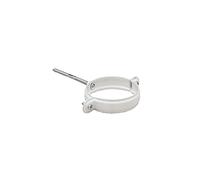 Collier de serrage en aluminium avec vis pour tuyau de diamètre 80