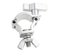 Collier de serrage en aluminium haute résistance pour luminaire - 25 tubes de 30 mm de diamètre - Libération rapide pour systèmes d'éclairage de scène - Libération rapide des colliers de serrage