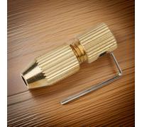 Collier de serrage en laiton pour arbre de moteur avec trou de 2 mm, mini adaptateur de serrage de mandrin de 0,7 à ,2 mm avec lé pour petits moteurs et outils de bricolage (2,-3,2 mm)
