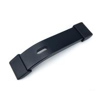 Collier de serrage en T en alliage d'aluminium pour le travail du bois et du métal, corps de plaque de pression de 65 mm x 33 mm avec bouton à main, compatible avec établi à fente en T (noir)