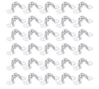 Collier de Serrage en U 20mm Collier de Serrage Inox pour Tuyau Durite Pince Anneau Fixation 30 Pièces