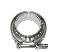 Collier de serrage en V en acier inoxydable 304 pour tuyau d'échappement, bride mâle/femelle, kit universel, 89 mm (3,5 pouces).