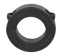 Collier de serrage fendu de 13 mm, finition oxyde noir, verrou d'arbre (32 | Diamètre intérieur : 13 mm, engagement serré de la tige, antidérapant, qualité industrielle, traité à l'huile