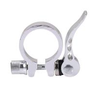 Collier de Serrage Fixation de Selle de Vélos VTT Dégagement Rapide avec Levier de Serrage Universel pour Bicyclettes de 30,4/30,8/31,6 mm (Couleur : Silver-31.8)