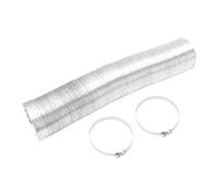 Collier de Serrage Flexible pour Conduit d'évacuation de sèche-Linge, Conduit Flexible en Aluminium, kit de Tuyau d'aération de sèche-Linge pour tentes de Culture et systèmes de (10m)