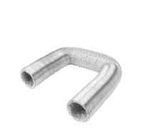 Collier de Serrage Flexible pour Conduit d'évacuation de sèche-Linge, Conduit Flexible en Aluminium, kit de Tuyau d'aération de sèche-Linge pour tentes de Culture et systèmes de (5 mètres)