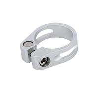 Collier De Serrage For Tige Selle Vélo 31,8 27,2 28,6 Mm, Clip Rapide For Tube VTT, Clips(34.9mm Silver Clamp)