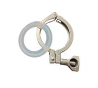 Collier de serrage for tuyau, 1.5 "2" 2.5 ", triple pince, virole 50.5/64mm, raccord sanitaire en acier inoxydable 304 for le brassage à domicile (Color : 10pcs, Size : K 40mm)