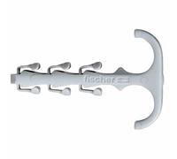 collier de serrage jumelé fischer SF plus ZS 10 100 pces