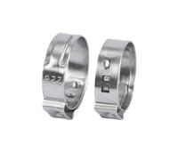 Collier de serrage, Kit d'assortiment de colliers serrage en acier inoxydable 304 à une seule oreille, 5,3 mm 50(9.4 11.9mm 10pcs)