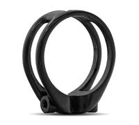 Collier de serrage léger en fibre de carbone pour tige de selle de vélo, compatible avec 31 8/34 9 mm avec vis usinées T800 (34,9 noir)