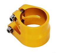 Collier de serrage léger pour tube de selle de vélo, 31 8/34 9 mm, libération rapide pour un look élégant et performant (rouge)