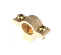 Collier de serrage M10 en laiton for tubes de diamètre extérieur 15, 22, 28, 35 et 40 mm. Support de fixation for plomberie (1 pièce).(D)