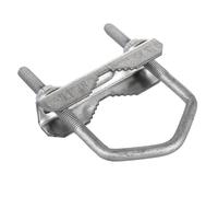 Collier de serrage - Maclean - MCTV-923 - Acier galvanisé - Résistant à la corrosion - Fixation de mât