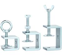 Collier de serrage, Pince de tigre en acier au carbone galvanisé, formes multiples, hauteur ouverte 20-130MM, dispositif fixe(Outer hexagonal 85)