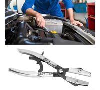 Collier de serrage pivotant à cliquet pour conduites de liquide de refroidissement, tuyaux de frein et entretien du système de fluide automobile (25,4 cm)