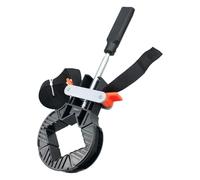 Collier de serrage portable, ceinture en nylon robuste, angle réglable, mécanisme de libération rapide, outil d'étau parfait pour cadres photo et fournitures de travail du bois