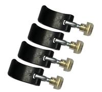 Collier de serrage pour bâton de randonnée - Poignée de bâton de randonnée | Fixation de bâton de montagne | Pièces de bâtons de randonnée | Installation facile - Pince de fixation avec vis à écrou