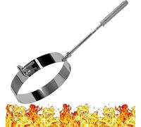 Collier de Serrage pour Cheminée en Acier Inoxydable - Collier de Montage avec Cheville - Support de Tuyau de Fumée Poêle - Collier de Support Mural - Diamètre 160 mm - Ø 160 mm