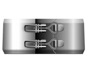 Collier de serrage pour conduites verticales à partir de 400 ø - double paroi - Schräder Future DW 250 mm