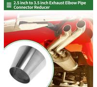 Collier De Serrage Pour Coude De Tube Échappement Mandrel Réducteur Concentrique Tuyauterie Tube Échappement Voiture Adaptateur 2,5" Od À 3,5" Od Acier Inoxydable 304 Ton Argent