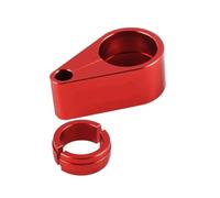 Collier De Serrage pour Durite Frein Et Support Câble d'embrayage pour Yam&AHA Raptor 700 (2006-2011) pour 700R (2012-2023) - 19/25 Mm Aluminium Accessoires UTV/ATV(Red)