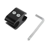 Collier de serrage pour fauteuil roulant, collier de serrage pour repose-pieds pour fauteuil roulant, support de parapluie robuste et polyvalent avec clé, accessoire Stabi pour un