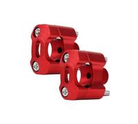 Collier De Serrage Pour Guidon Moto Tout-terrain 7/8", 22 Mm 28 Adaptateur Pour Rehausseurs Guidon(RED 22-28)
