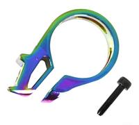 Collier de serrage pour levier de vitesse de vélo 22,2 mm avec anneau de fixation pour Sram X7 X9 X0 Xx Xo1 pour Xx1, support en alliage d'aluminium avec vis M5 pour fixation sécurisée du guidon, noir