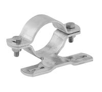 Collier de serrage pour panneau de signalisation, colliers de serrage pour poteaux 60 mm/espacement des trous 70 mm