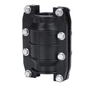 Collier de Serrage Pour Réparation de Fuites de Canalisations D'eau, Scellant de Fuites, Accessoires Tuyau, Colliers Fixation, Bouchon D'urgence pour Tuyaux En Fonte, Ciment, PVC, Inner 2.5cm L 10cm