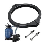 Collier de Serrage pour système de Filtre - Ensemble de Valve de Filtre à Sable en PVC, pièce de Rechange étanche, composant de Serrage de précision | Matériel antirouille pour Piscine extérieure Spa