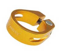 Collier de serrage pour tige de selle 31,8 mm - Attache rapide - Pour VTT et vélo de route - Doré