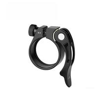 Collier de serrage pour tige de selle à dégagement rapide fabriqué à partir d'alliage métallique solide adapté pour une conduite quotidienne et une durabilité à long terme (noir, 34,9 mm)