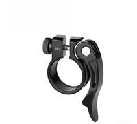 Collier de serrage pour tige de selle à dégagement rapide fabriqué à partir d'alliage métallique solide adapté pour une conduite quotidienne et une durabilité à long terme (noir) 28,6 mm
