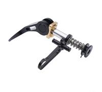 Collier de serrage pour tige de selle compatible Brompton fabriqué à partir d'alliage d'aluminium léger avec levier de sécurité fiable (noir)