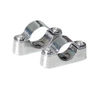 Collier de serrage pour tube rond de 16 à 32 mm de diamètre, clip fixe avec vis, en acier inoxydable 304, fixation pour tube rond hors mur, 25 mm