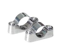 Collier de serrage pour tube rond de 16 à 32 mm de diamètre, clip fixe avec vis, en acier inoxydable 304, fixation pour tube rond hors mur, 16 mm