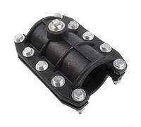Collier de serrage pour tuyaux en cuivre pour les tailles de 25 mm, 32 mm, 63 mm, conçu pour les réparations de tuyaux en fonte, ciment PVC, PE sans outils spéciaux (25 mm)
