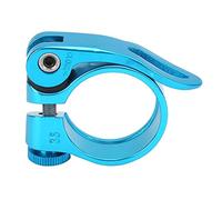 Collier de serrage rapide et durable pour tige de selle de 34,9 mm en alliage d'aluminium (Bleue)